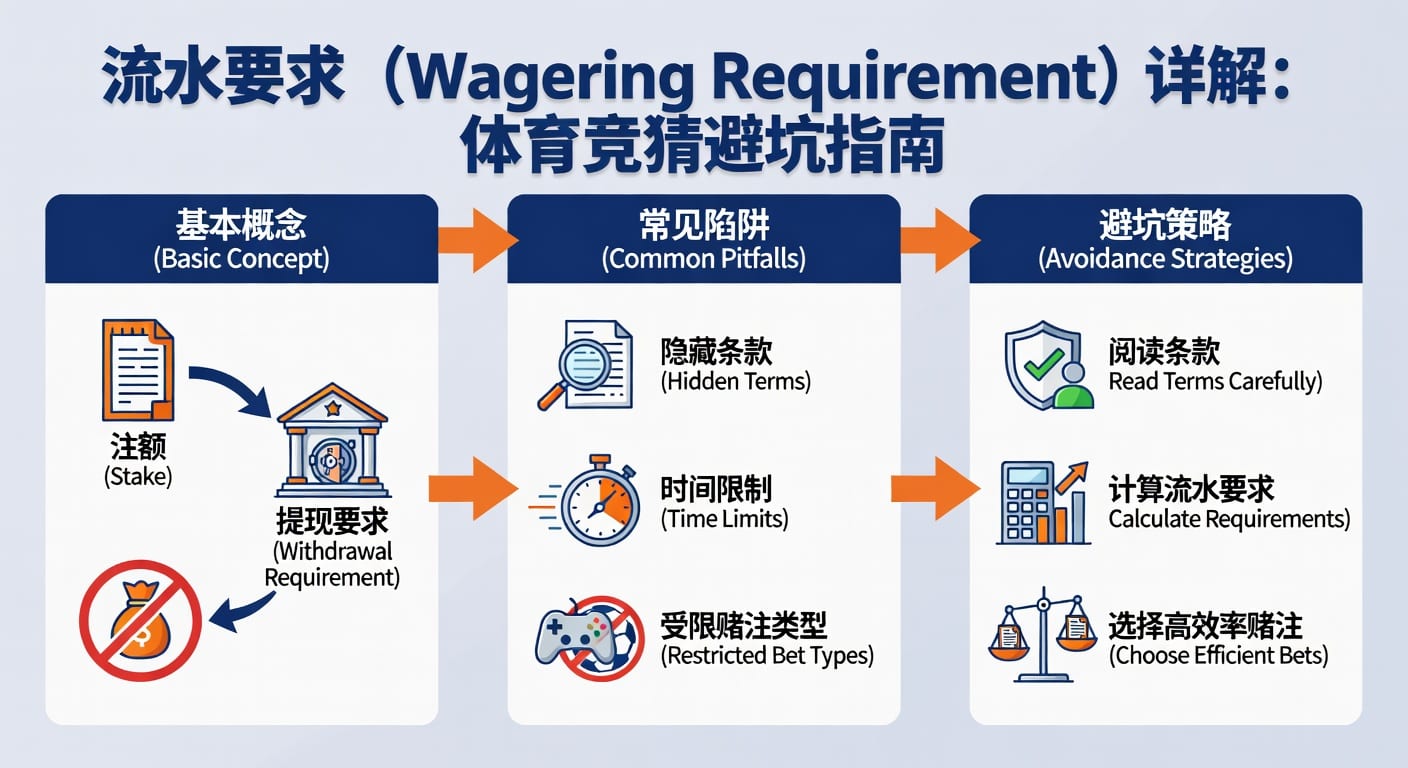 流水要求 wagering requirement 解析：体育玩家出款门槛
